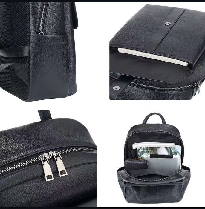 Шкіряний чоловічий рюкзак (висота 41,ширина 30см)