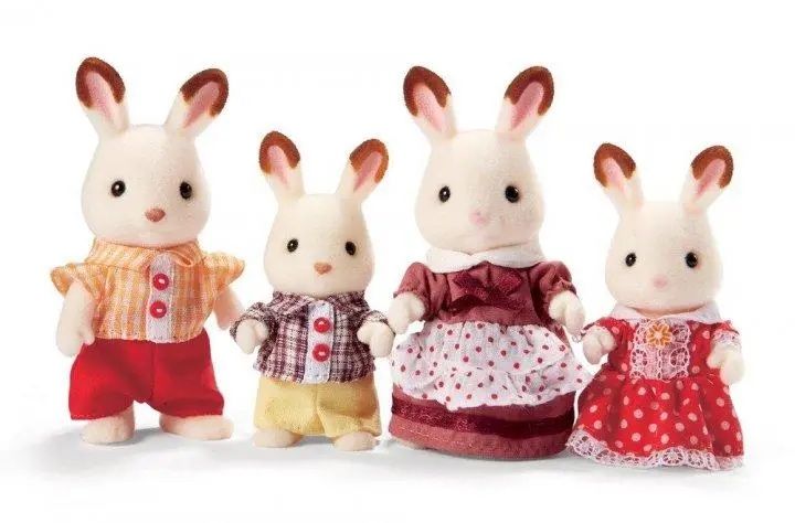 Sylvanian families 5655 / 4150 Chocolate rabbit family