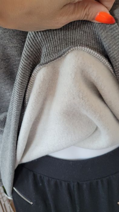 Bluza damska szara ocieplana Asos M/L