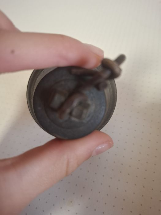 Mosiężny dzwonek z dodatkiem srebra stary