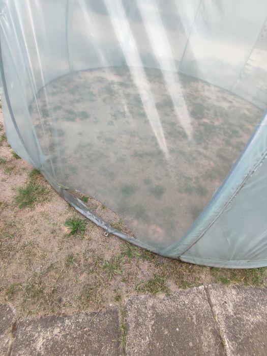 Szklarnia kopuła stalowa nad basen 350 cm , kurnik
