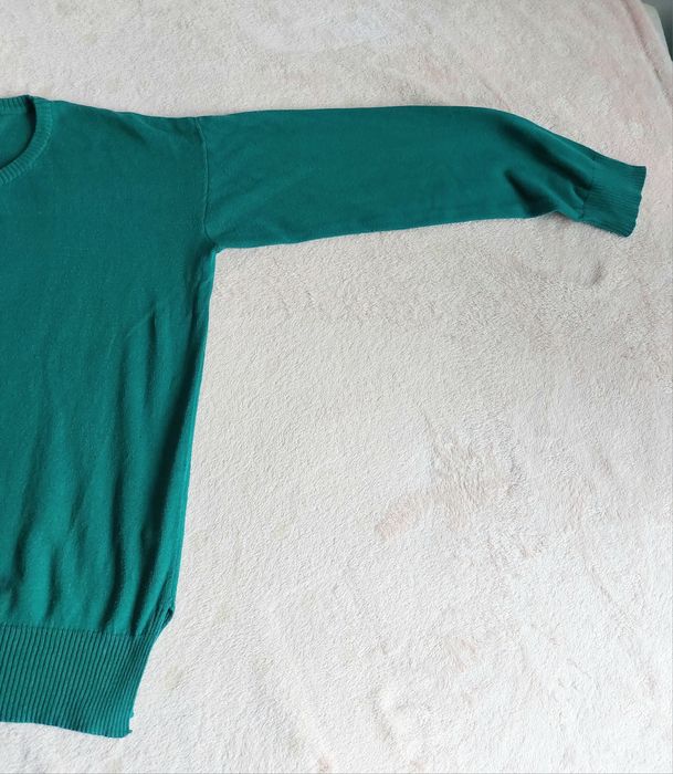 Zielony sweter damski Zara rozmiar M