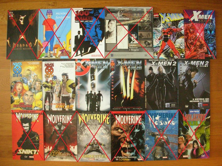 Lote 44 BD Batman, Superman, Star Wars, Marvel, DC, Conan, Aria, etc