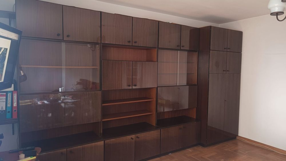 Meblościanka PRL komplet