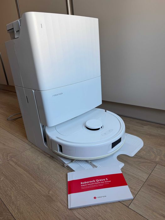 Robot mopujący ROBOROCK Qrevo S Biały,mopowanie-odkurzanie,Gwarancja