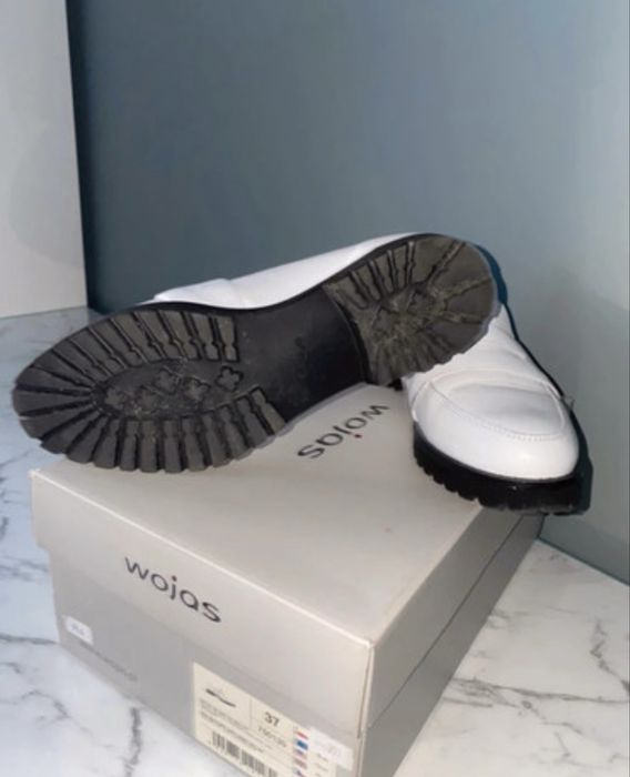 Mokasyny skórzane Wojas