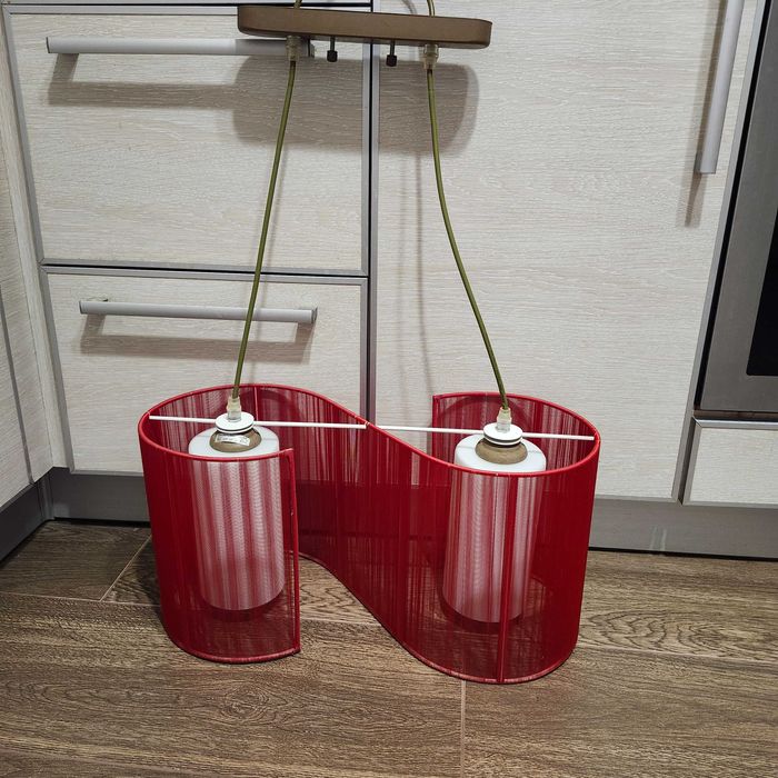 стильная люстра светильник 2 лампы