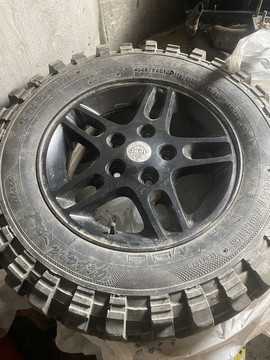 5 127 245/70/16 jeep колеса в зборі