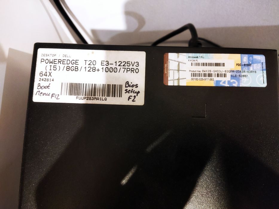 Zestawy komputerowe desktop DELL windows 11, monitor LG, myszka, klawi