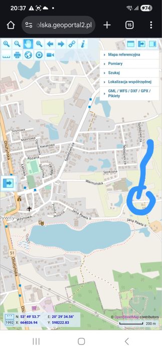 Działka budowlana Dywity na sprzedaż