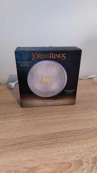 Candeeiro logo Senhor dos Aneis