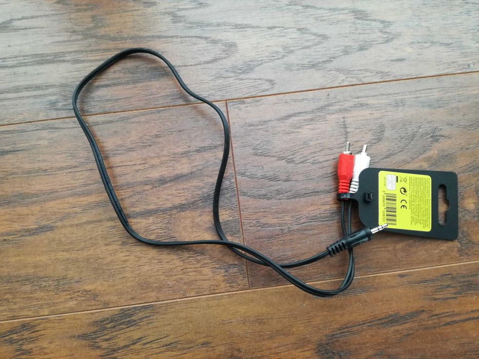 Kabel czarny 2RCA Jack