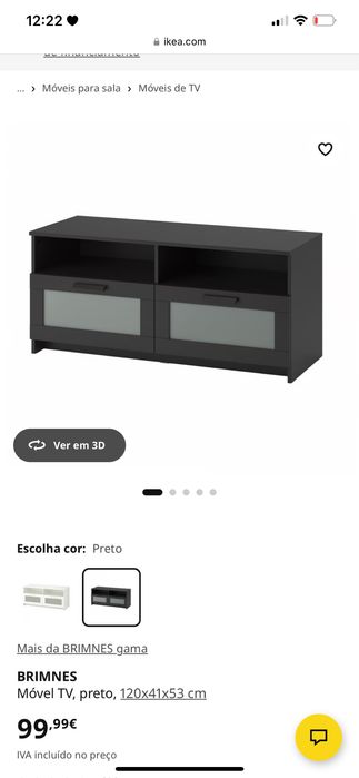Movel preto para tv