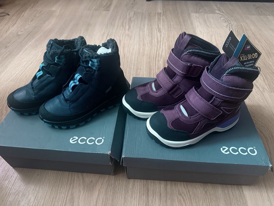 Новые зимние ботинки ecco 30,31р