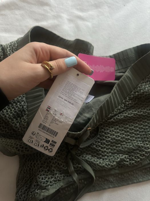 Зеленый комплект купальник  S