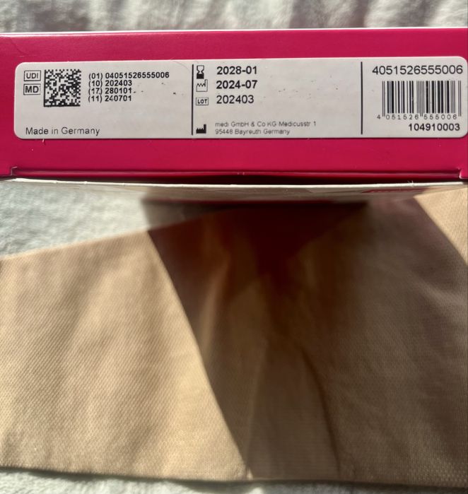 Bezszwowy rękaw uciskowy okrągłodziany na rękę mediven harmony