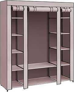 Garderoba, szafa materiałowa, regał na ubrania LSF003P02