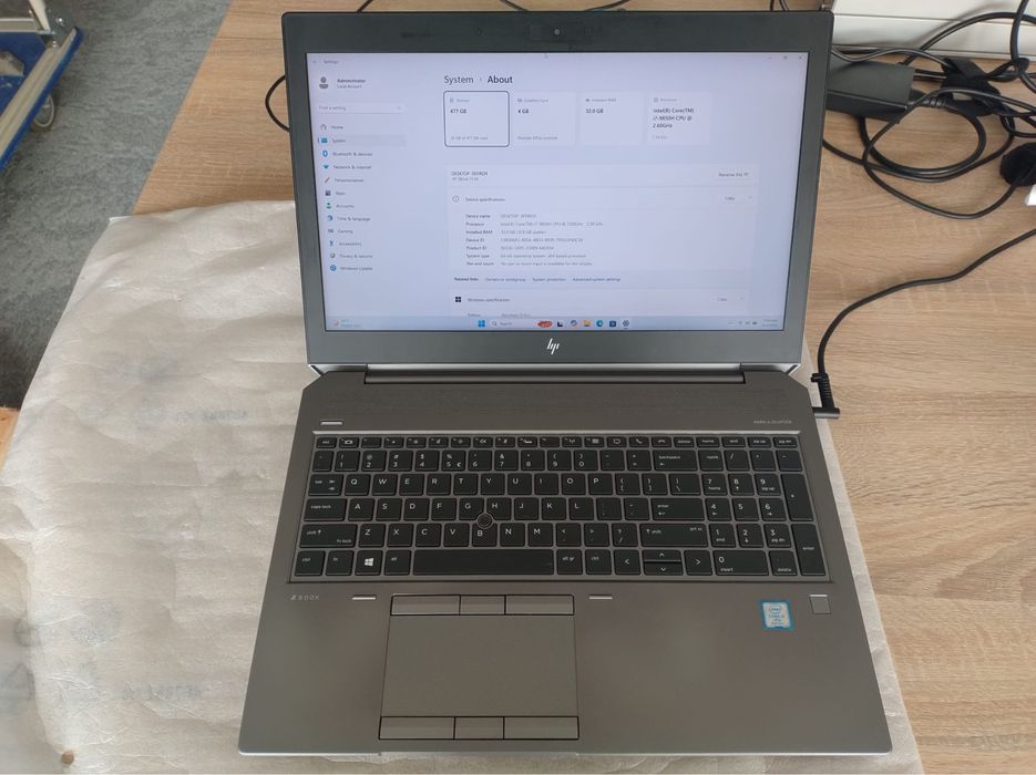 Продам ноутбук HP ZBook 15 G6