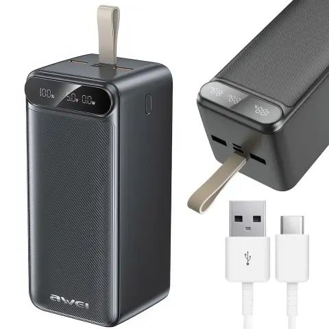 Павербанк 100000 mah powerbank AWEI J86A 22.5w быстрая зарядка