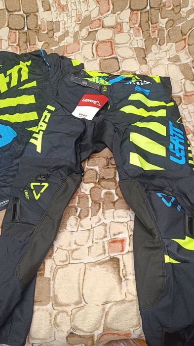 Мото костюм Leatt джерсі штани ендуро крос fox леат форма
