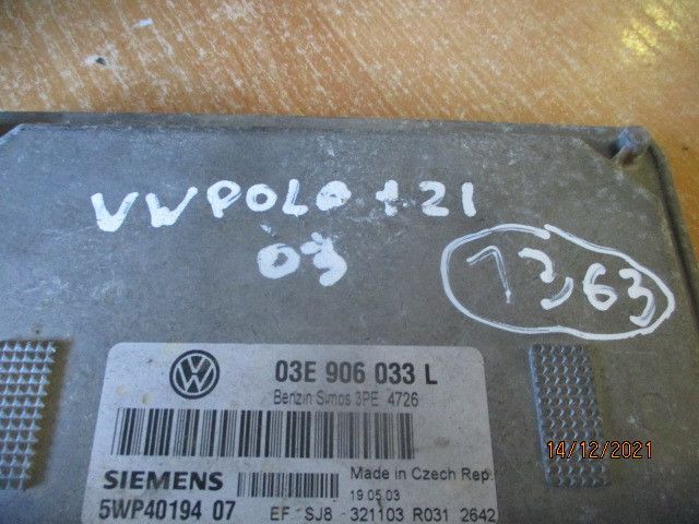 Centralina motor / ECU VOLKSWAGEN Polo (9N)