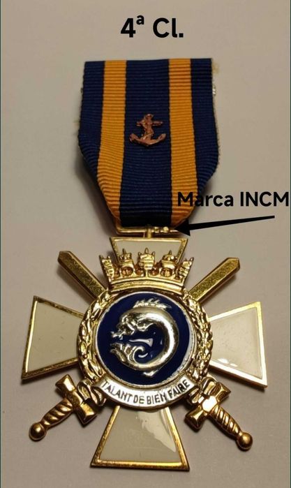 MEDALHA CRUZ NAVAL