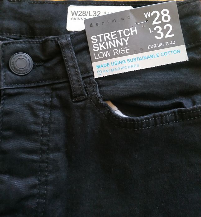 Primark czarne jeansy