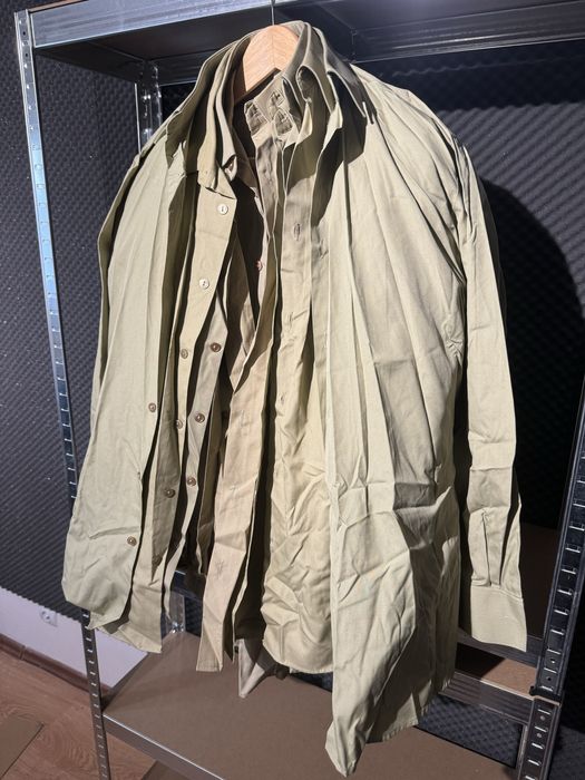 Koszula oficerska z długimi rękawami khaki 301 mon