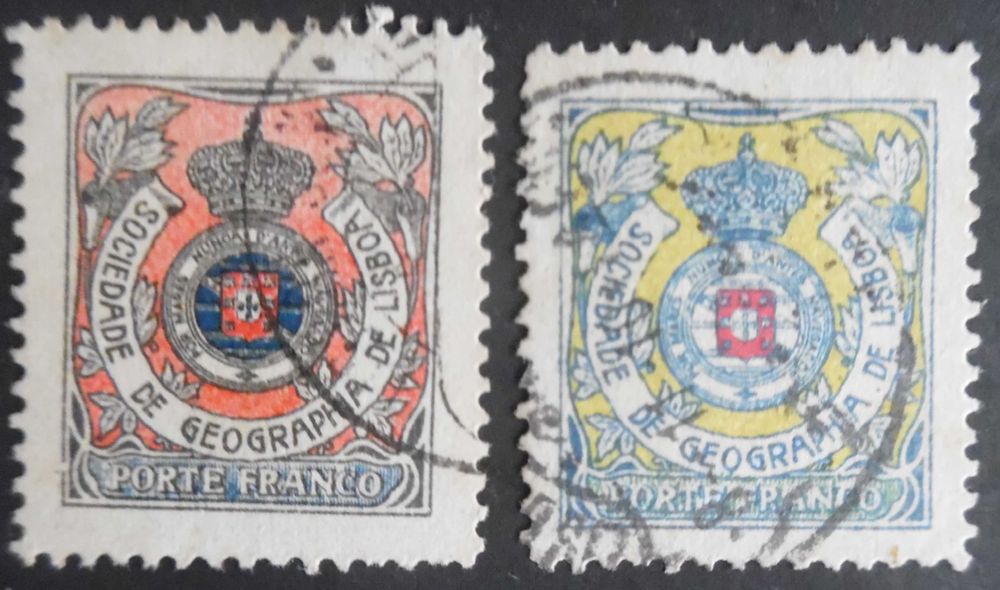 Selos Portugal 1903/1937- Lote  Sociedade Geográfica Novos/usados