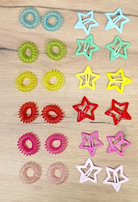 Akcesoria do włosów 24 sztuki