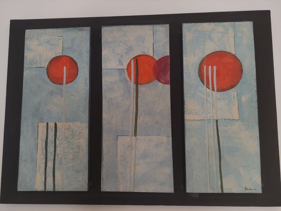 Quadro pintado à mão por Pereira.