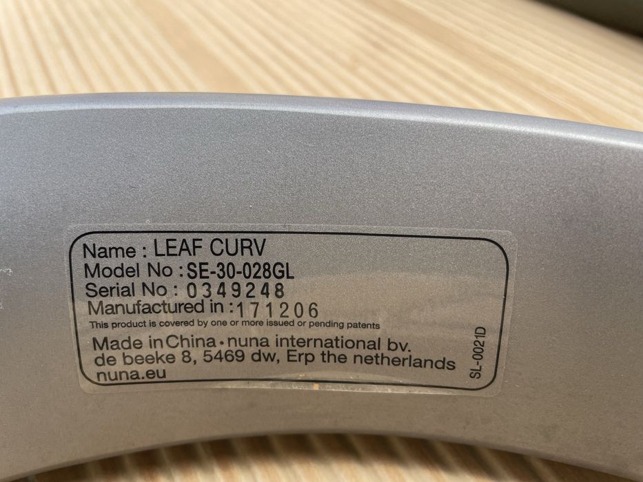 Espreguicadeira Nuna overleaf curv