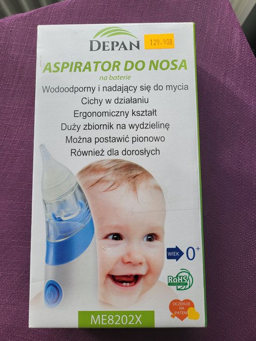 Aspirator do nosa 0+  dla dziecka i dorosłych Depan