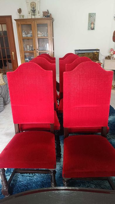 Conjunto de Mesa de Jantar com 8 cadeiras