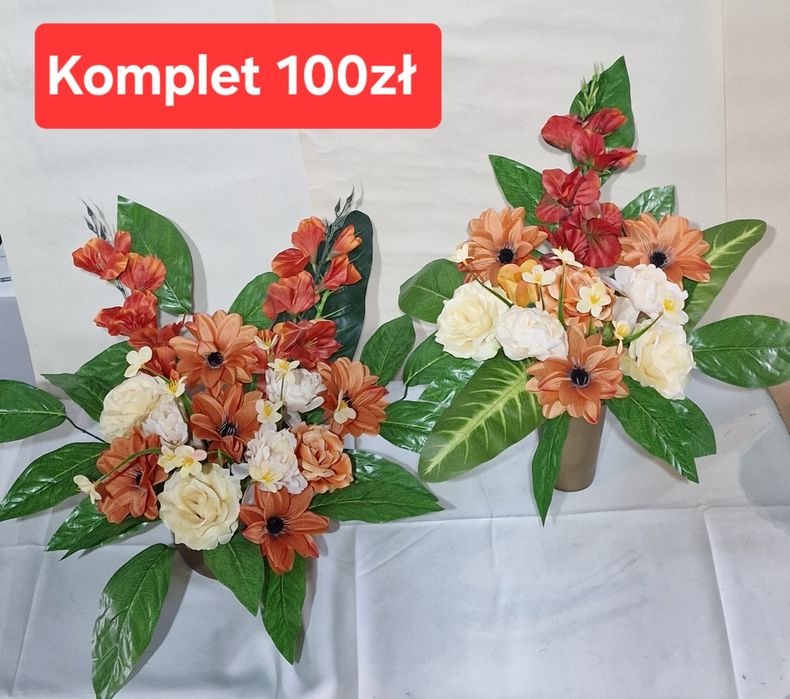 Stroiki oraz komplety na groby