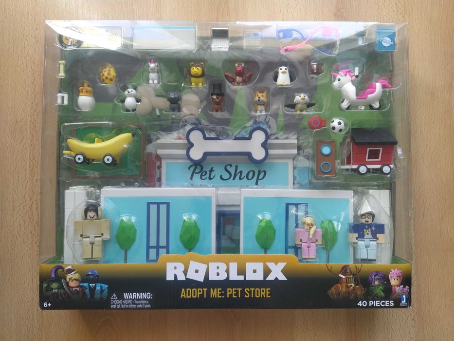 Roblox - Adopt Me Pet Store: caixa com miniaturas do jogo