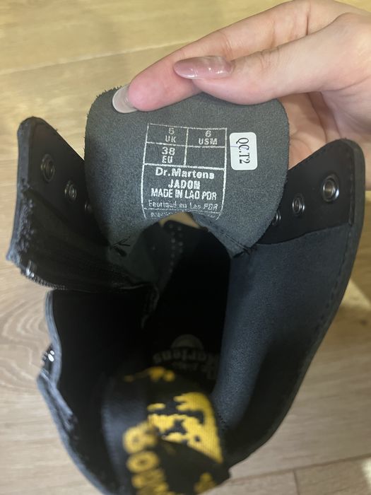 Dr. Martens Берці з гладкої кожи на платформі