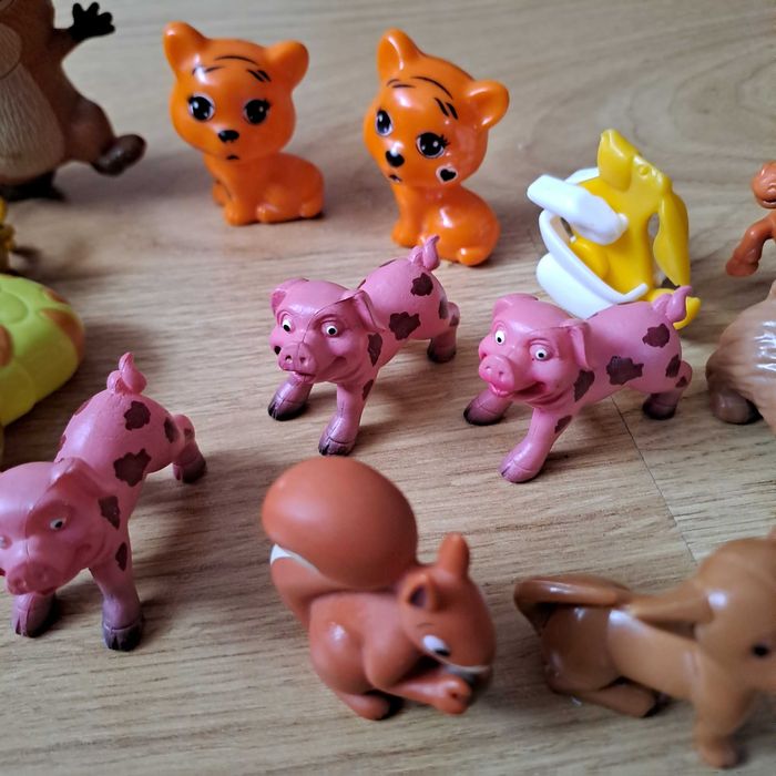 Figurki - zwierzątka mix / zestaw 15 szt.
