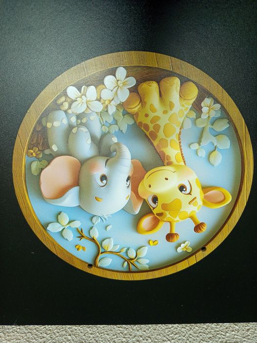 Placa decorativa.64309857302275121