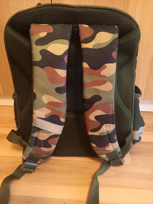 Tornister szkolny Future by BackUP dla chłopaka Moro Kamuflaż