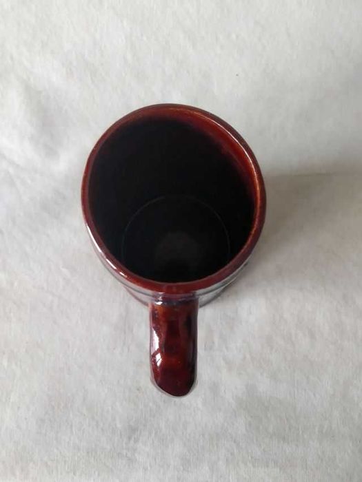 Stary kufel ceramika Mirostowice Jaroszów okres PRL