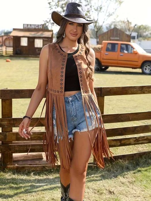 Жіночі ковбойські жилети