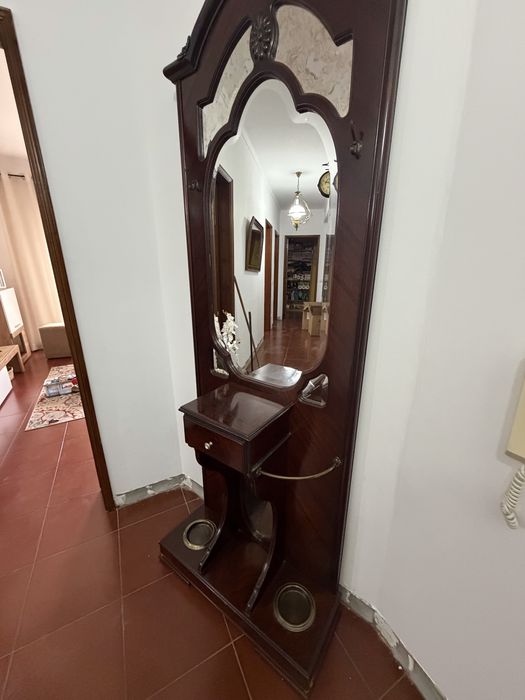 Movel de entrada com espelho