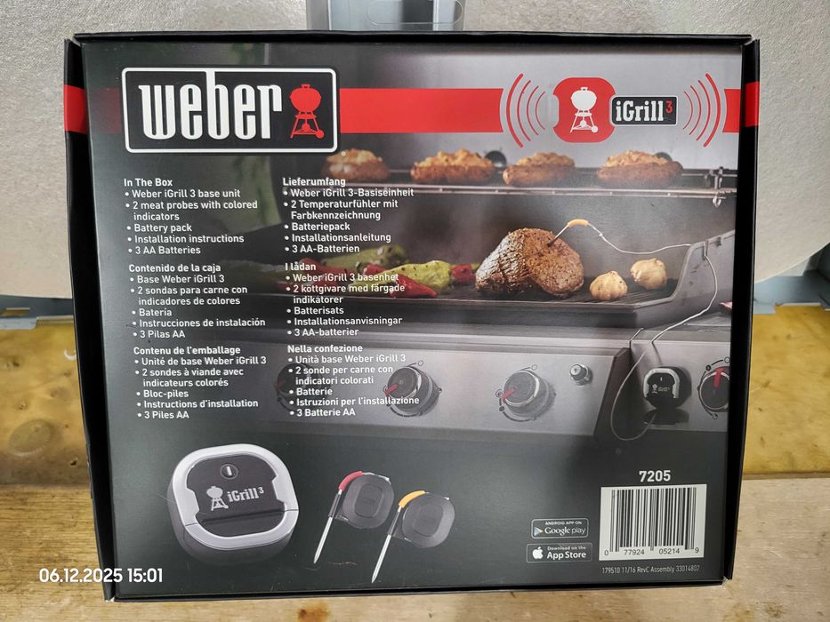 Weber iGrill3 NOWA Sonda/Termometr PREZENT