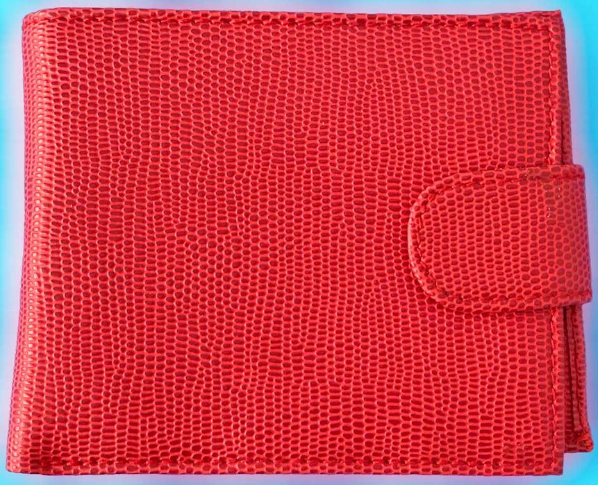 Carteira em Pele Magenta, Nova