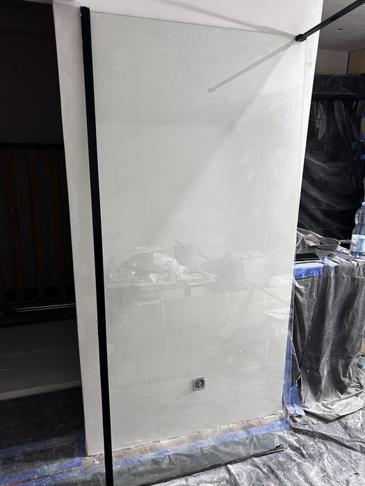 SZYBA PRYSZNICOWE WALK IN, transparentna, szklo hartowane