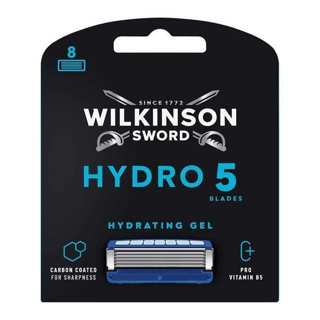 WILKINSON Hydro 5 Hydrating Gel чол. картриджі, 8 шт. Є гурт! США