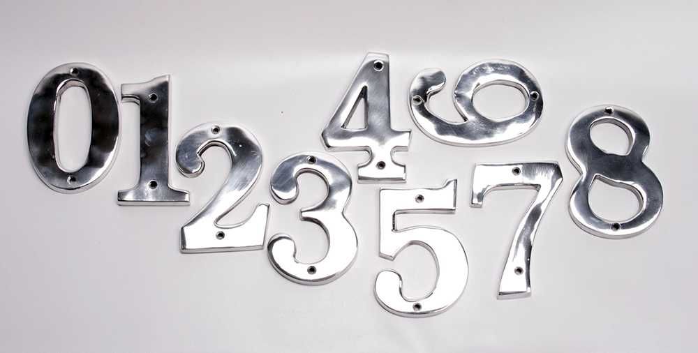 Cyfra aluminium numer na dom