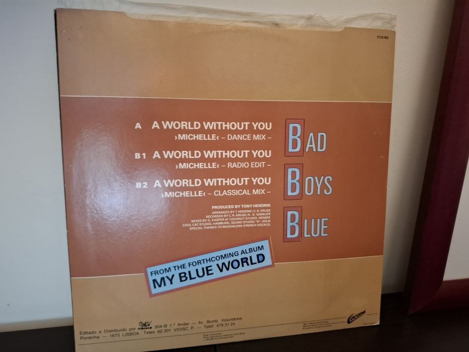 Disco vinil dos Bad Boys Blue