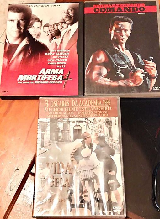 Lote de 17 DVDs – 9 selados + 8 em ótimo estado